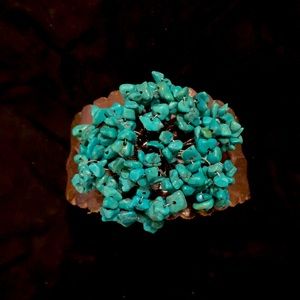 🌵 Turquoise and Leather Bracelet